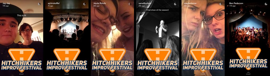 Hitchhikers Improv Custom Snapchat Geofilters Regina Saskatchewan