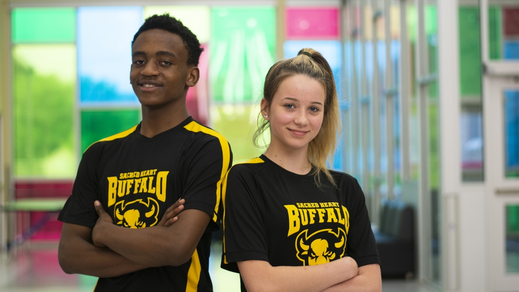 Sacred Heart Buffalo student athletes