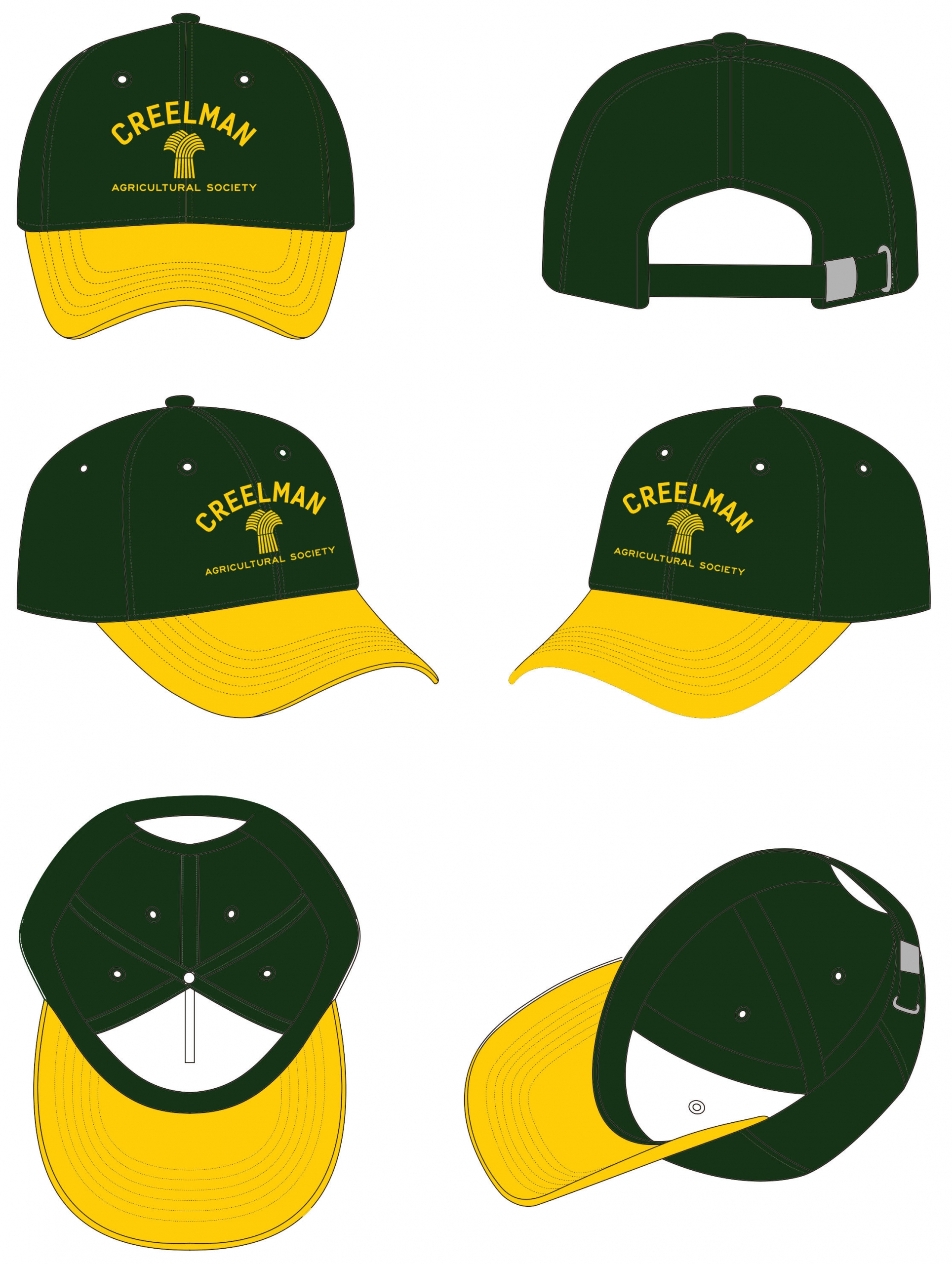 Creelman Ag Society Ball Cap Plain View Media